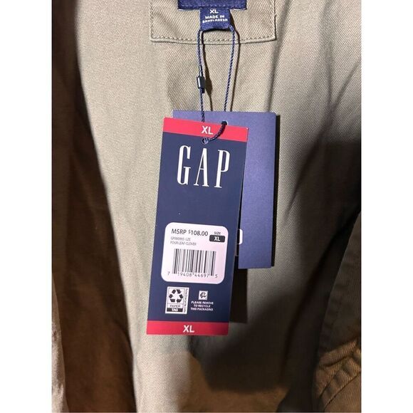 Gap olive green jacket size XL C19-14 (J) - Picture 4 of 4